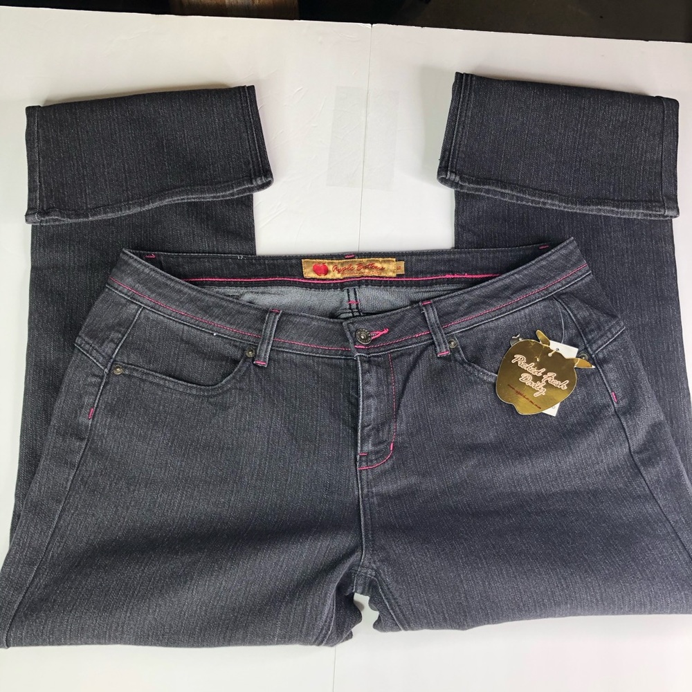 Apple Bottom Womens Raw 16 Stretch Jeans NWT